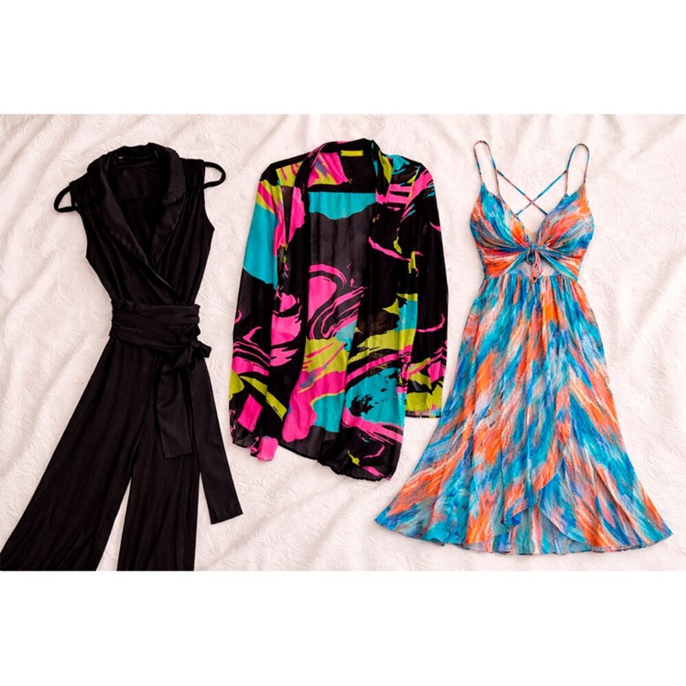 Méchant Jumpsuit & Maxi Dress 3-Piece Bundle Size S